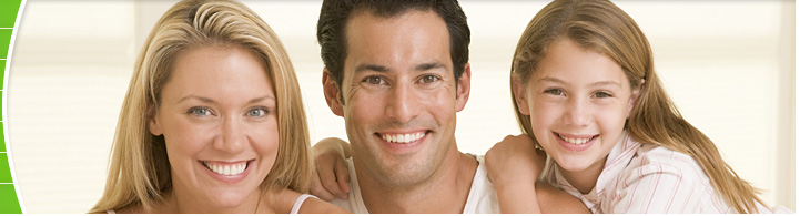 photo of mother, father, and daughter